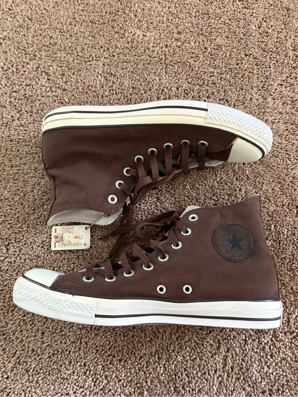 Men's Brown High-Top converse - Picture 1 of 11